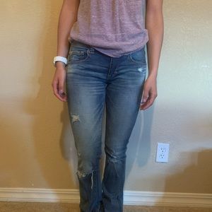 Boot cut jeans